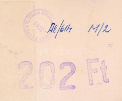 Túry Mária (1930-1992): Séta a Margit-hídon. Rézkarc, jelzett, hátoldalán Rézkarcoló Művészek Alkotó...