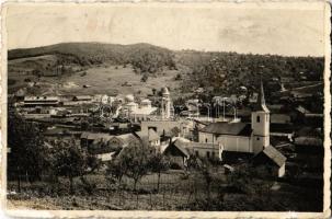 1943 Désakna, Ocna Dejului; templomok, látkép / churches, general view (EK)