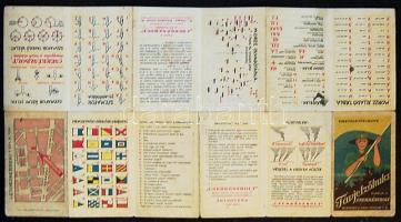 cca 1920 Cserkészbolt dekoratív árjegyzék / Boy scout shop decorative price-list