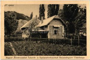 1937 Balatonboglár, Magyar Államvasútiak (MÁV) Takarék- és Segélyszövetkezetének üdülőtelep, D épület