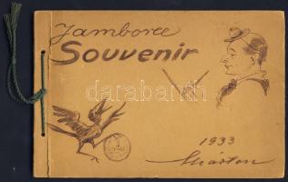 1933 Márton Lajos: Gödöllői Jamboree album 36 rajzzal / Jamboree album with 36 drawings of Lajos Márton