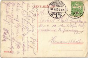 1910 Békéscsaba, Vasút utca, Lédig Károly, Leszich Kálmán és Árvay Rezső üzlete (EK)