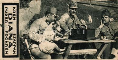 1915 17 darab I. világháborús csatajeleneteket ábrázoló számolócédula sorozat / Set of 17 counting-s...