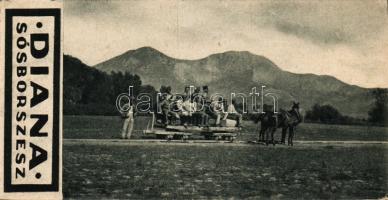 1915 17 darab I. világháborús csatajeleneteket ábrázoló számolócédula sorozat / Set of 17 counting-s...