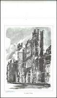 Geoffrey Scowcroft Fletcher (1923-2004): My London. Folio of Drawings. 1975, London, Daily Telegraph...