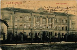 1908 Zalaegerszeg, Zala-Egerszeg; állami főgimnázium. W.L. (?) No. 887. (EK)