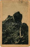 1930 Tátra, Magas-Tátra, Vysoké Tatry; Zlobivá (2433 m) / Márta-csúcs. J. Ossko kiadása. Hollarotypie-Neubert / Martaspitze / mountain peak (EB)