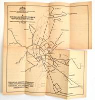 1933 Budapest Székesfővárosi Közlekedési Részvénytársaság kisszakaszrendszer útvonalbeosztása és utazási rendje