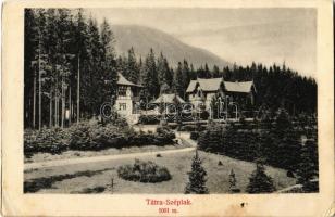 Tátraszéplak, Tatranska Polianka, Westerheim (Magas-Tátra, Vysoké Tatry); szálloda / hotel (non PC - from leporello booklet) (EK)