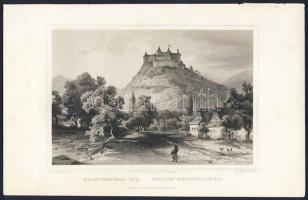 1860 Krasznahorka metszet / Krasna Horka engraving 16x24cm