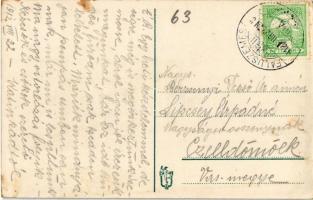 1912 Balatonszemes, Faluszemes-fürdő; Balaton parti nyaralók, vasúti sín