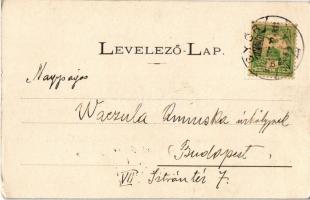 1903 Győr, Püspökvár, színház, Pannonia könyvnyomda. Berecz Viktor kiadása