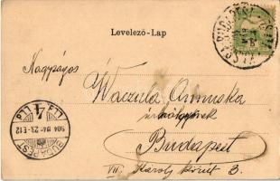 1904 Miskolc, Hámori tó és környéke, csónakázók