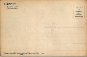 Budapest VII. Excelsior szálló, Martos Szűcs szőrmeáruháza, Major János üzlete, cukrászda, Goldner I...
