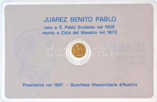 DN "Juarez Benito Pablo" modern mini Au pénz, lezárt, eredeti műanyag tokban (0.333) T:BU
...