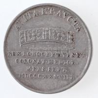 Habsburg Birodalom 1838. "I. Ferdinánd koronázása Milánóban" Ag zseton. "FERDINANDVS ...