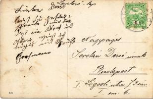 Budapest XII. Svábhegy, Nagy szálloda, gyógyszertár, síneken ülő gyerekek