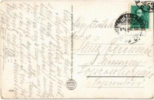 Szentgotthárd, Hunyady utca, templom, cukrászda, mozgó-színház (mozi) (?). Vitéz Bene István kiadása