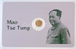 DN "Mao Ce Tung" modern mini Au pénz, lezárt, eredeti műanyag tokban (0.333) T:BU ND "Maotse Tung" Au modern mini Au coin in sealed plastic case (0.333) C:BU