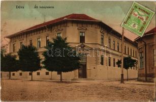 1916 Déva, Állami leányiskola. Laufer Vilmos kiadása / girl school (EK)