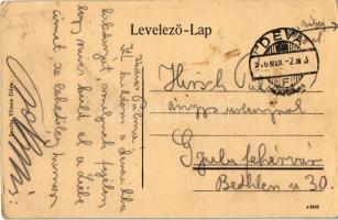 1916 Déva, Állami leányiskola. Laufer Vilmos kiadása / girl school (EK)