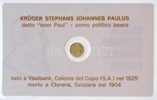 DN "Krüger Stephans Johannes Paulus" modern mini Au pénz, lezárt, eredeti műanyag tokban (...