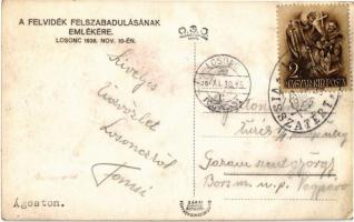 1938 Losonc, Lucenec; bevonulás / entry of the Hungarian troops + "1938 Losonc visszatért"...