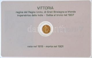 DN "Viktória" modern mini Au pénz, lezárt, eredeti műanyag tokban (0.333) T:BU
ND "V...