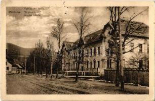 1937 Dobsina, Dobschau; Mestianská skola / Bürgerschule / Polgári iskola. Lévai és Klein kiadása / school (EK)