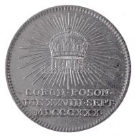 Habsburg Birodalom 1830. "I. (II.) Ferenc és V. Ferdinánd - V. Ferdinánd pozsonyi koronázása&qu...