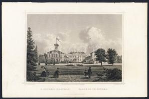 1860 Csurgó metszet / Csurgó engraving 16x24cm