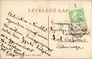 1911 Losonc, Lucenec; Városi szálló. Redlinger Ignác kiadása / hotel