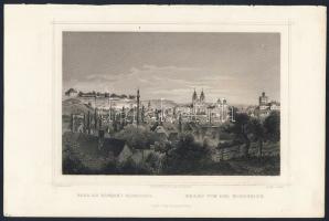 1860 Eger metszet / Eger engraving 16x24cm