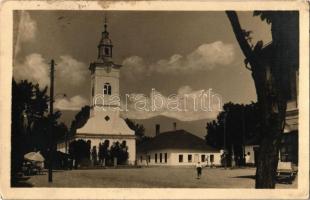 1942 Szucsány, Sjucsány, Sucany; Evanjelicky kostol / Evangélikus templom. Strek kiadása / Lutheran church (EK)