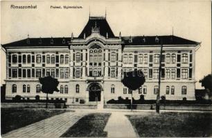 1911 Rimaszombat, Rimavská Sobota; Protestáns főgimnázium / grammar school (fl)