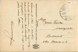 Komárom, Komárno; M. kir. állami polgári fiú és leányiskola. hacker Dezső kiadása / boy and girl sch...