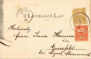 1905 Iglófüred, Bad Zipser Neudorf, Spisská Nová Ves Kupele, Novovesské Kúpele; Hungária és Tátra ny...