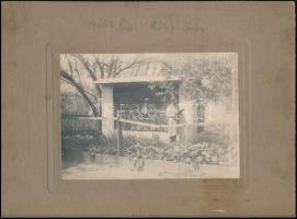 cca 1930 Békéscsaba, Gálik János méhészete, kartonra kasírozott fotó, 12×17 cm