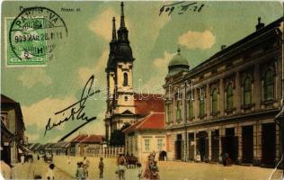 1909 Pancsova, Pancevo; Almási út / street. TCV card (EK)