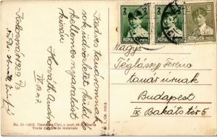 1929 Kolozsvár, Cluj; Hídrészlet, Arthur Heilper üzlete, hirdetőoszlop / bridge, shops, advertising ...