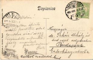 1905 Zagreb, Zágráb; A. Brusine (EK)