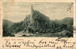 1901 Árvaváralja, Oravsky Podzámok; Árva vára. Sochán P. 59. sz. / Oravsky hrad / castle