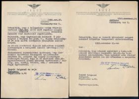 Szántó Zsigmond papírhagyatéka, neki szóló gépelt levelek, pl. izraeli kivándorlással kapcsolatban, ...