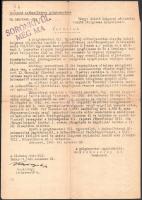 Szántó Zsigmond papírhagyatéka, neki szóló gépelt levelek, pl. izraeli kivándorlással kapcsolatban, ...