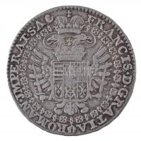 Osztrák Németalföld 1756. 1/2 Tallér Ag "I. Ferenc" (14,67g) T:2- / Austria Netherlands 1756. 1/2 Thaler Ag "Franz I" (14,67g) C:VF