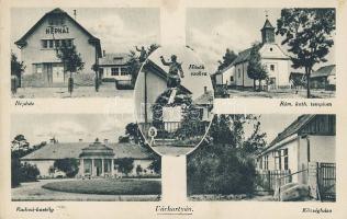 Váchartyán katonai emlékművel