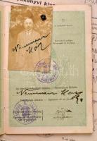 cca 1889-1946 A Károlyi család papírhagyatéka (Zsidó Világkongresszus kutatólapja, jegyzőkönyv, útle...