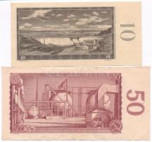 Csehszlovákia 1960. 10K + 1964. 50K T:III Czechoslovakia 1960. 10 Korun + 1964. 50 Korun C:F