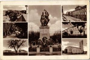 1941 Nagykanizsa, Hősök szobra, emlékmű, mozaiklap (Rb)