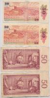 Csehszlovákia 1964. 50K (2x) + 1987. 50K (2x) T:III,III- Czechoslovakia 1964. 50 Korun (2x) + 1987. ...